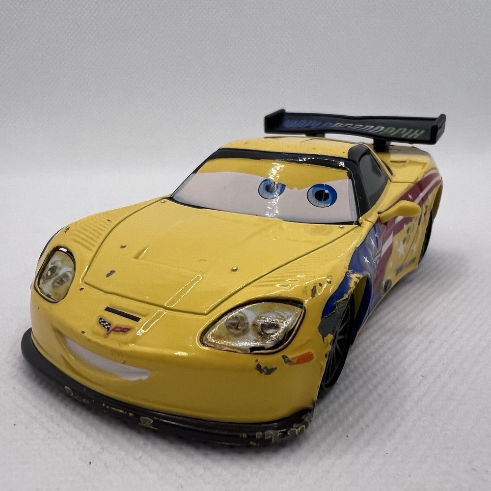 Disney Pixar Cars Jeff Gorvette Mattel 1:55 Diecast Car